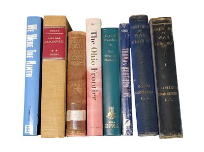 SEVEN BOOKS ON OHIO HISTORY. Includes Sketches of War History, 1861-1865, Papers Read Before the 