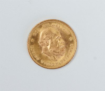 10 guilders William III 1877.