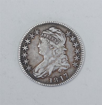 Half Dollar '50c' 1817. 13.5 grams.