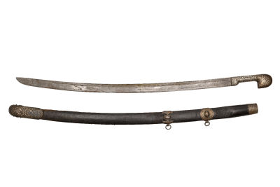 КОЛЛЕКЦИОННАЯ РЕДКОСТЬ. Шашка кавказская, Дагестан, конец 19 - начало 20 века. На основание 