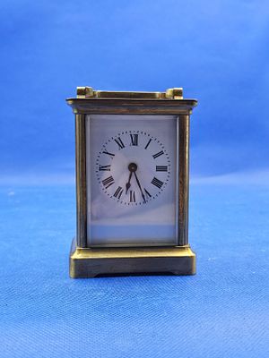 19th Century Brass Carriage Clock AF