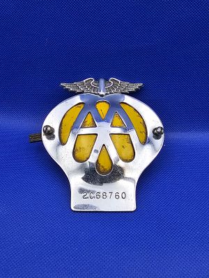 Vintage AA Members Car Badge 1962 / 1963 2C68760