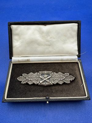 WWII German Nahkampfspange Silber By Friedrich Linden L&uuml;denscheid