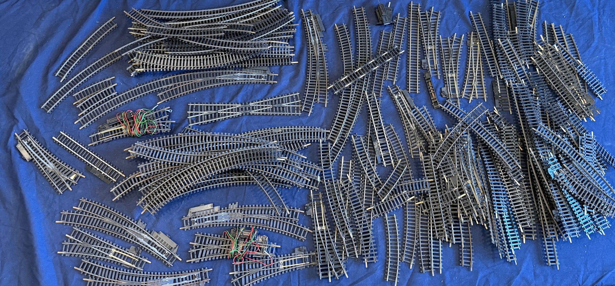 A Large Collection of Scale Model Railway Track and Components