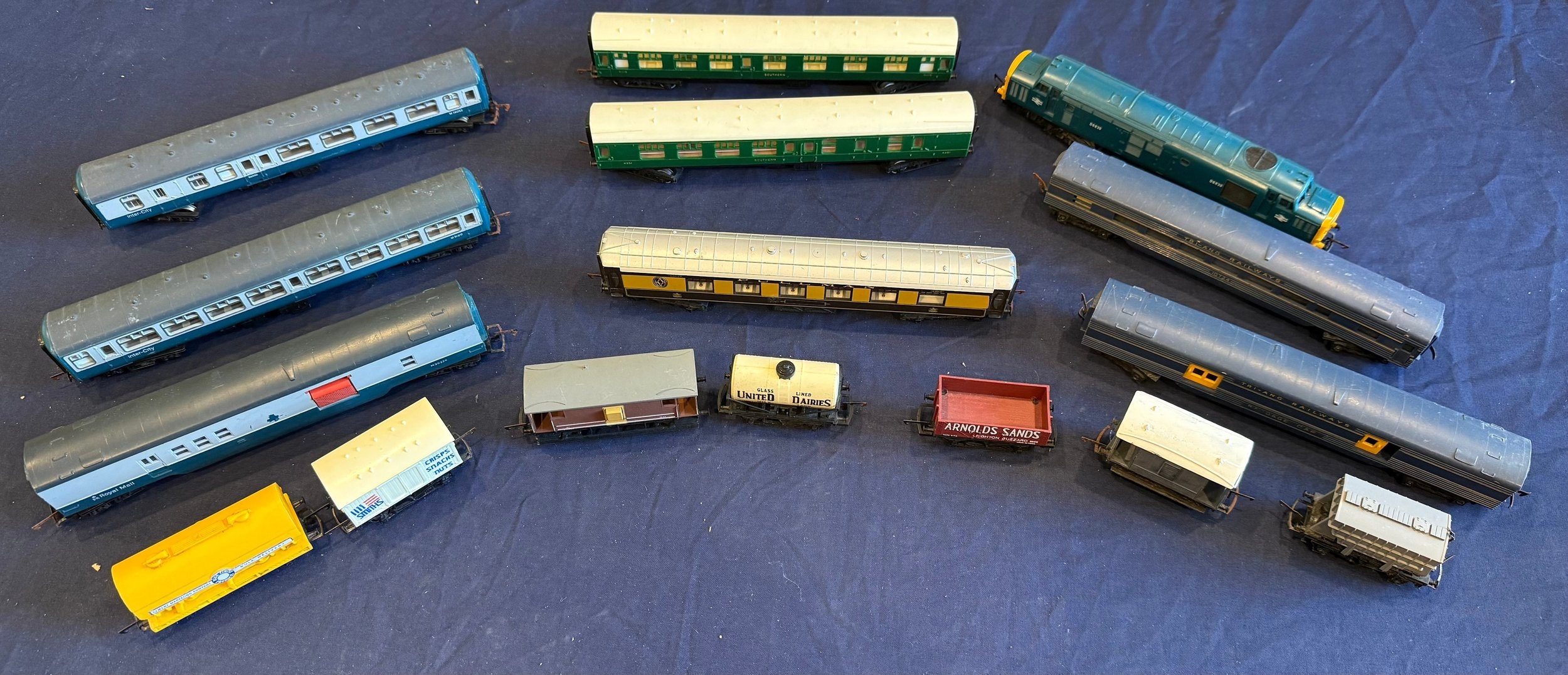 A Collection of Tri-ang Railways and Hornby OO Gauge Model Railway Stock