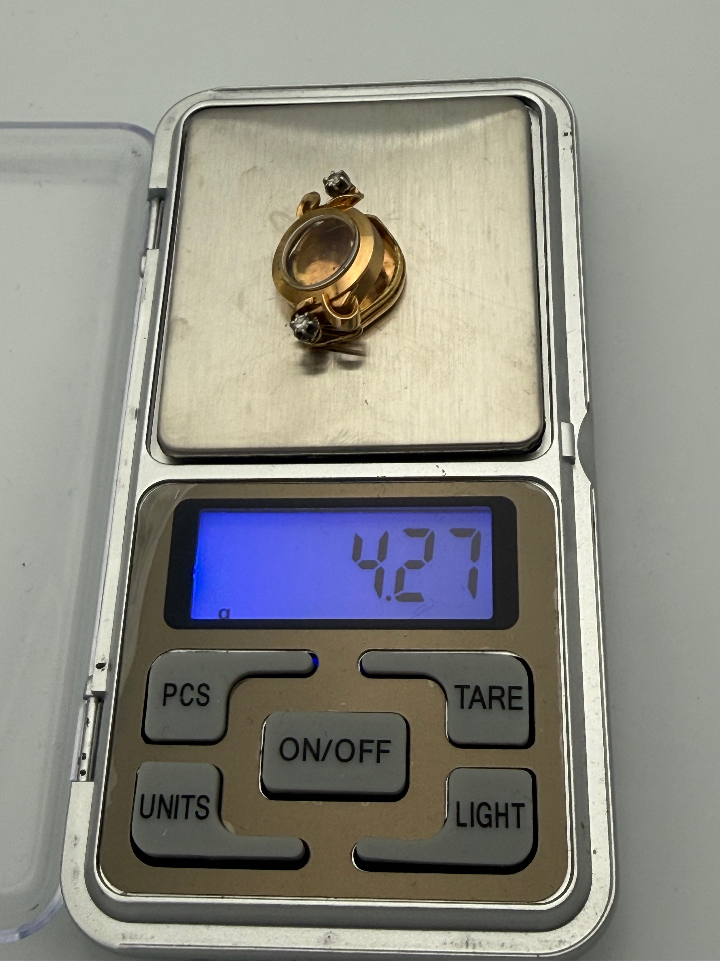 Circa Mid 20th Century AEC 18ct Gold Ladies Cocktail Wristwatch With French Gold