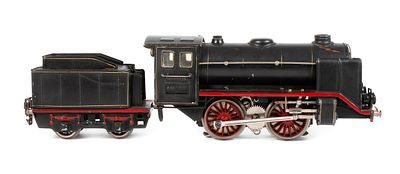 Märklin Schlepptenderlok Modell R66/12920, Bauzeit 1936/37, gemarkt und bezeichnet, Blech