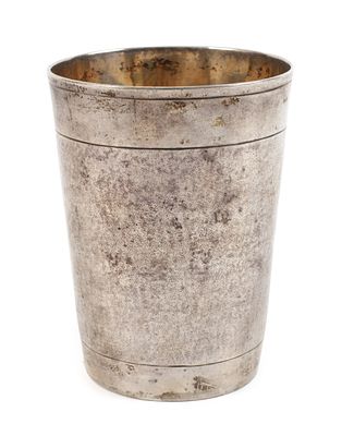 Nürnberger SilberbecherEnde 18. Jh., Silber mit Beschauzeichen Nürnberg, Jahreszeichen H für 