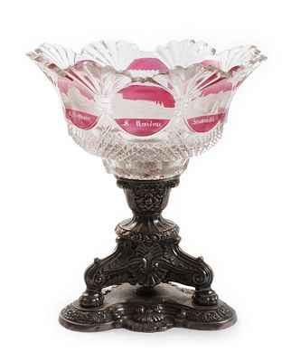 Silber Andenkentazza München1. Hälfte 19. Jh., Silber gestempelt mit Feingehaltsangabe 13F 