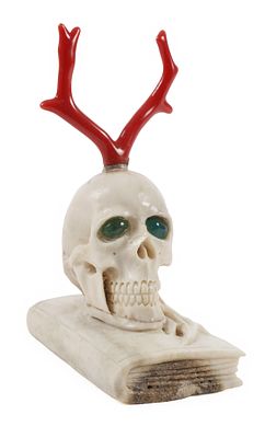 Kunstkammerobjekt Memento Mori. Kunstkammerobjekt Memento Mori 20. Jh., feine 