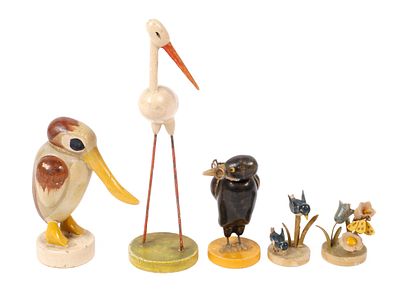Wendt & K&uuml;hn Konvolut fr&uuml;he V&ouml;gel. Wendt und K&uuml;hn Konvolut fr&uuml;he V&ouml;gel Gr&uuml;nhainichen/Erzgebirge 