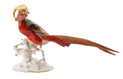 Hutschenreuther "Zierfasan". Hutschenreuther "Zierfasan" Entwurf Karl Tutter 1933, signiert 