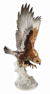 Hutschenreuther "Steinadler". Hutschenreuther "Steinadler" Entwurf Karl Tutter 1939, signiert 
