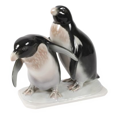 Ilmenau Pinguingruppe. Ilmenau Pinguingruppe Entwurf Helmut Diller f&uuml;r Metzler und Ortloff um 