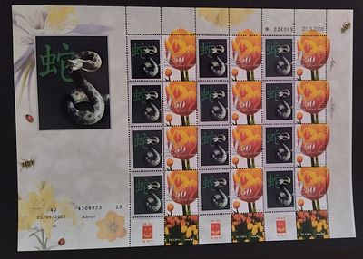 בולי ישראל, גיליונות הבול שלי . 
2007 - הנפקה מיוחדת עבור