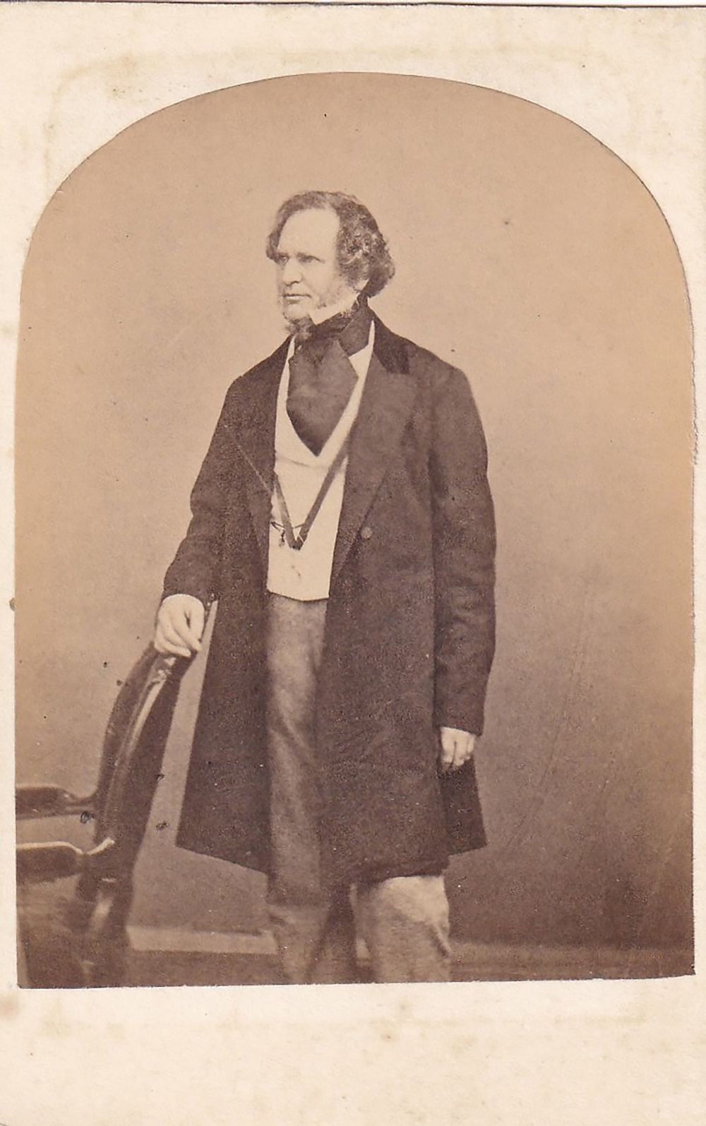 Edward Smith-Stanley, 14th Earl of Derby – British Prime Minister – Albumen Carte-de-Visite 