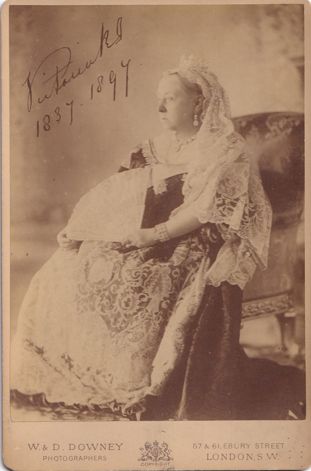 Queen Victoria (1819–1901) – Large Royal Cabinet Photograph Issued for the Diamond Jubilee 