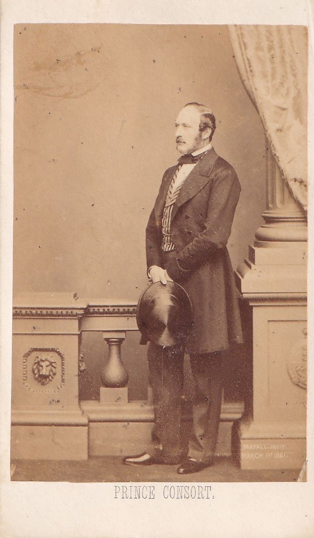 Prince Albert (1819–1861), Prince Consort to Queen Victoria – Royal Carte-de-Visite Photograph 