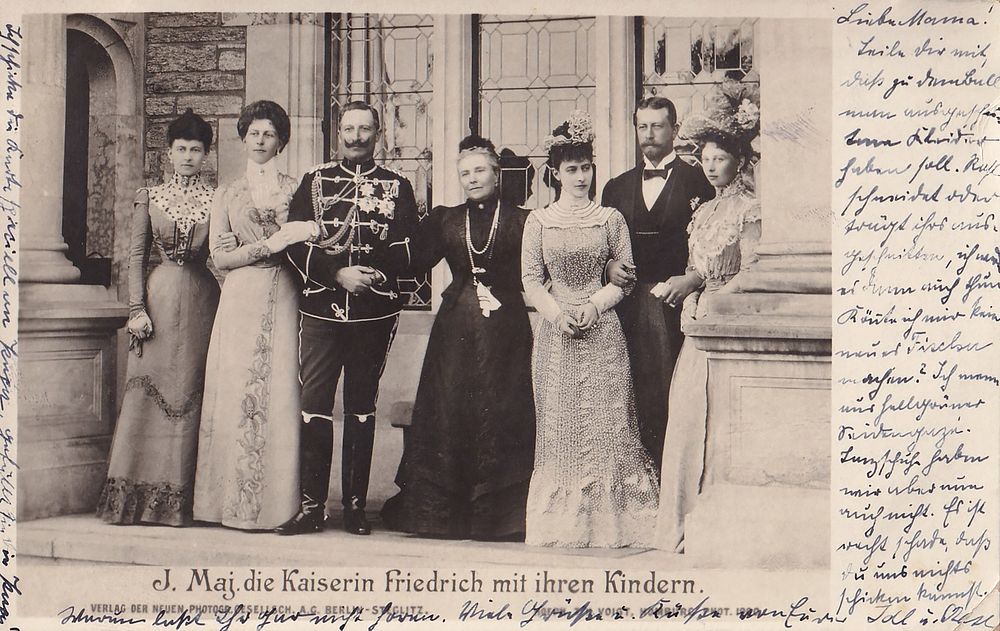 Empress Frederick – Victoria, Princess Royal, Eldest Daughter of Queen Victoria – With Her Six 