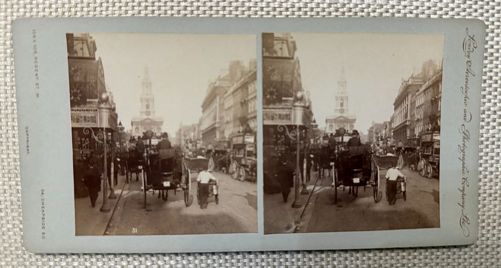 The Strand towards St Mary-le-Strand – Bustling Victorian London Street Scene – c.1890–1895 – 