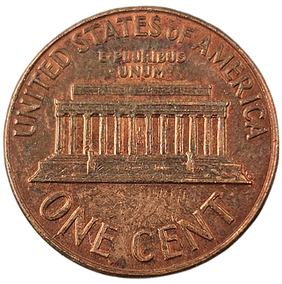 מטבע בערך 1 סנט -פני, מידיו הקדושות של הרבי- חורף תשנ"א. אישור טוב. . מטבע בערך נקוב של 1 סנט 