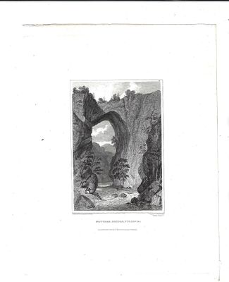 1830's Lot Engravings American Landmarks. Three engravings circa 1830 including of Natural 