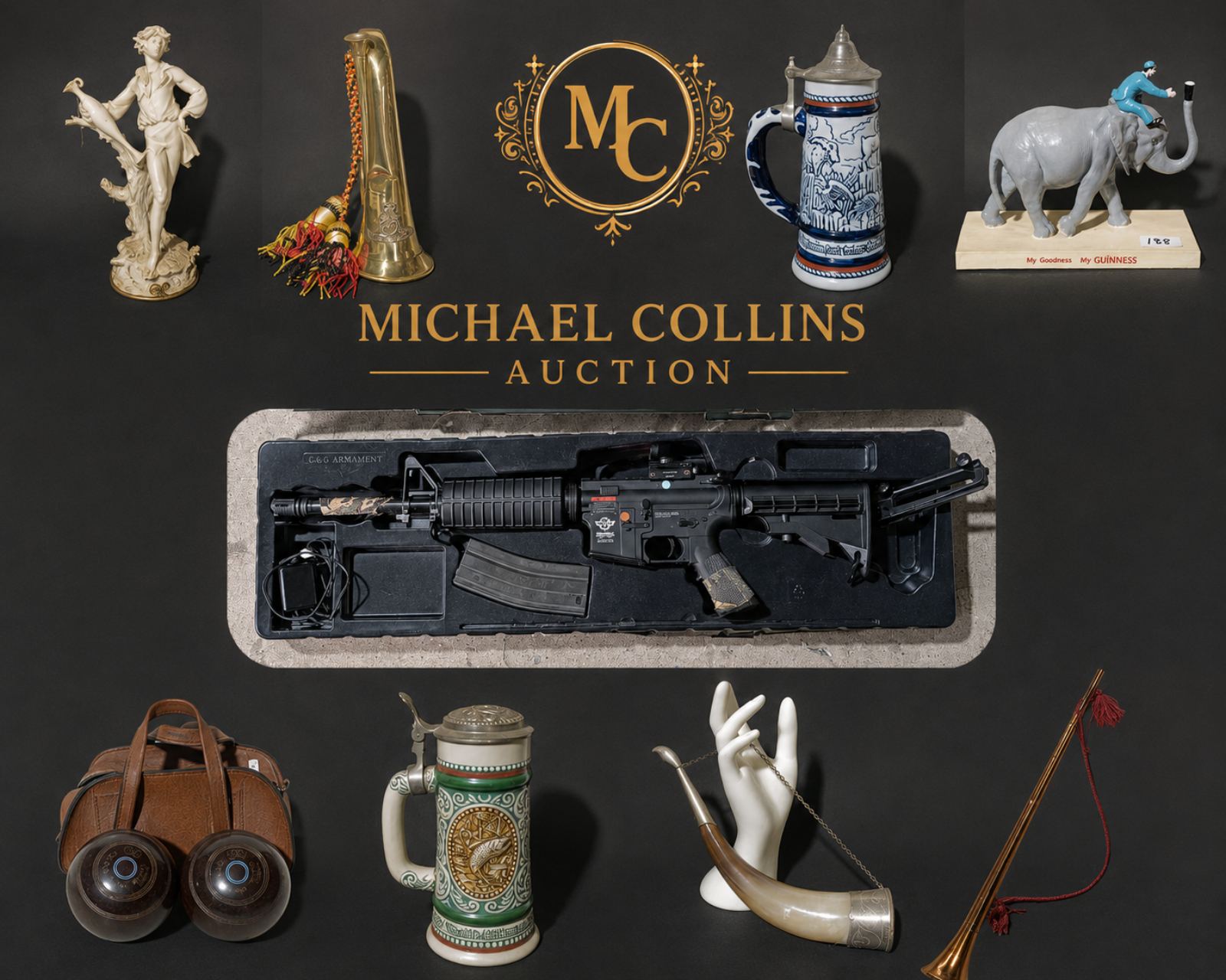 Michael Collins Historical LTD | Auction 62 | WEEKLY AUCTION OF COLLECTABLE, ANTIQUE AND VINTAGE ITEMS, ARTWORKS AND JEWELLERY . MUST SEE