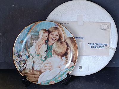 "LOOK AT YOU" BY KATHY LAWRENCE LIMITED EDITION COLLECTABLE NUMBERED PLATE-1991