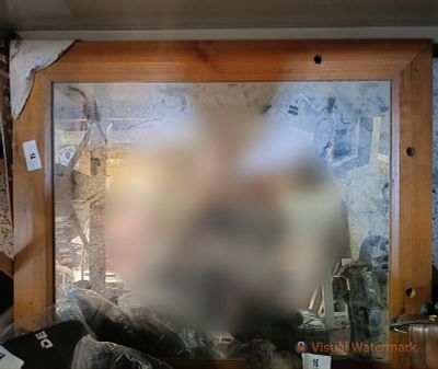 WOODEN FRAMED MIRROR
