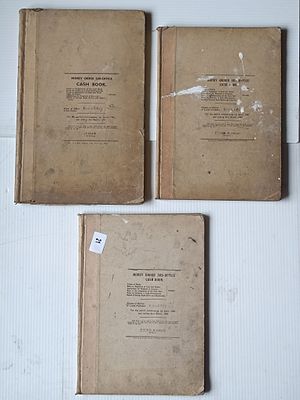 Three Vintage Northern Ireland Money Order Sub-Office Cash Books, Killeavy