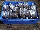 A Full Box of Stainless Steel Gravy BoatsImage - 1