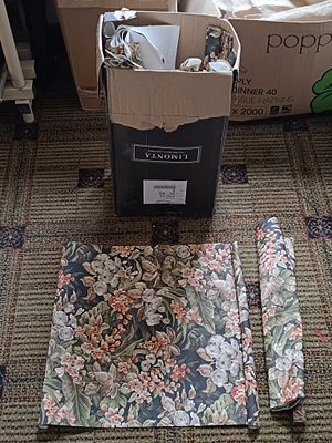 A Group of Limonta Italian Wall Paper Rolls, Floral Pattern