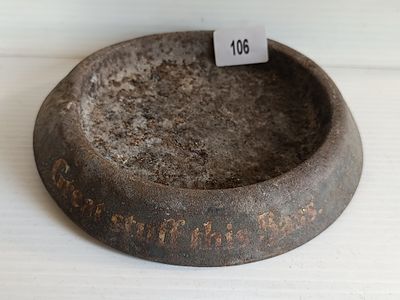 Antique Cast Iron Ashtray