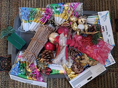 A Collection of Modern Christmas and New Year's Party Decorations