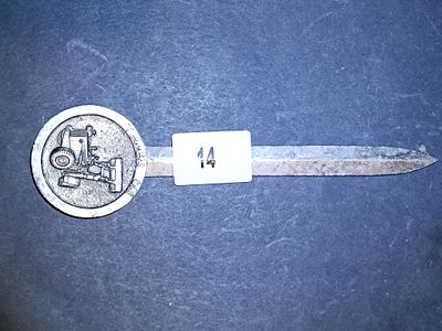 Vintage Blackwood Hodge Promotional Souvenir Key Token
