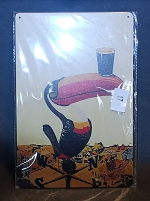 Guinness Toucan Metal Advertising Sign