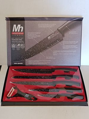 A Millerhaus 6-Piece Kitchen Knife Set