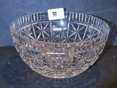 A Vintage 1970's Irish Waterford Crystal Bowl