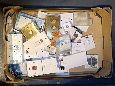 A Collection of Assorted Electrical Fittings and Components