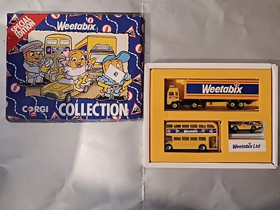 Corgi Special Edition Weetabix Collection 3 Vehicle Set, featuring Volvo Lorry 59518
