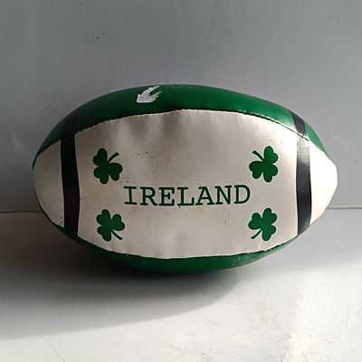 A Commemorative Ireland Souvenir Rugby Ball