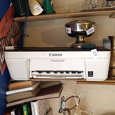 A Canon PIXMA Wireless All-In-One Inkjet Printer