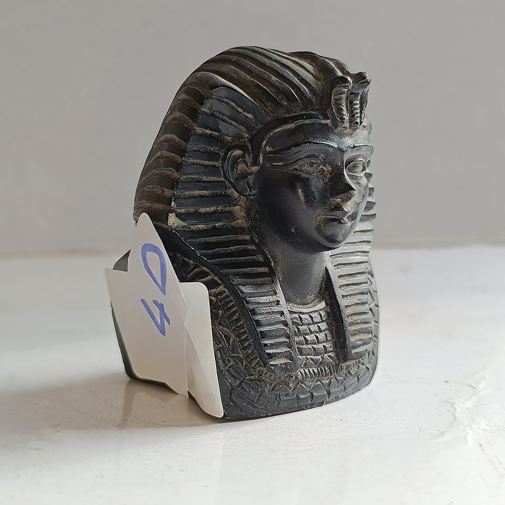 A Vintage Egyptian Style Tutankhamun Pharaoh Bust