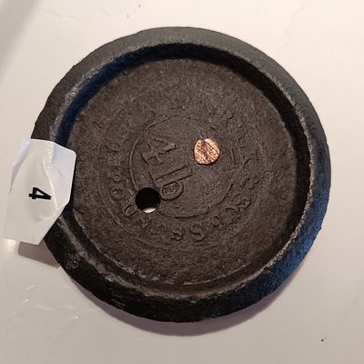 S. Pooley and Son Ltd 4lb Cast Iron Scale Weight