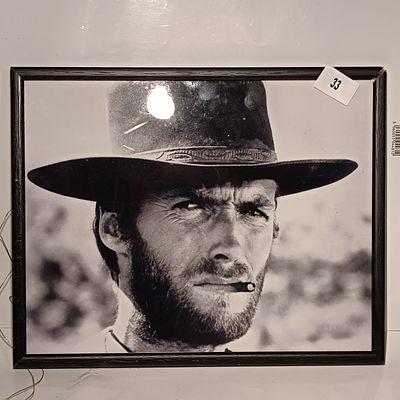 Clint Eastwood The Good, The Bad and The Ugly Framed Portrait Print