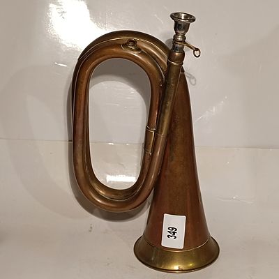A John Grey & Sons Copper and Brass Military Style Bugle