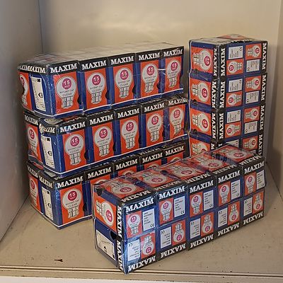A Collection of Maxim 15-Watt B22 Light Bulbs
