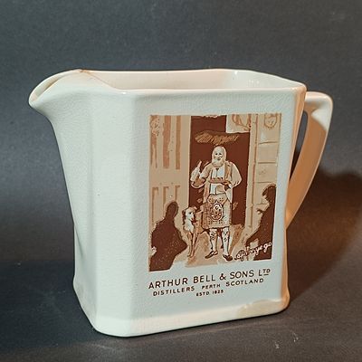 Wade Regicor Arthur Bell and Sons Scotch Whisky Advertising Water Jug