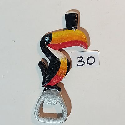 Vintage Guinness Advertising Toucan Figural Bottle Opener