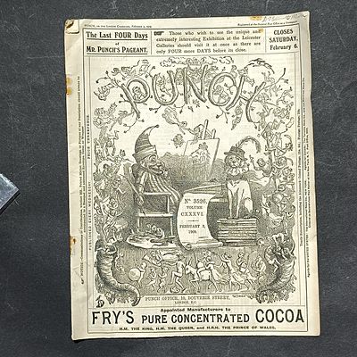Original Vintage Punch magazine, February 3, 1909